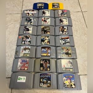 Nintendo 64 Game Cartridge Set - 23 Titles